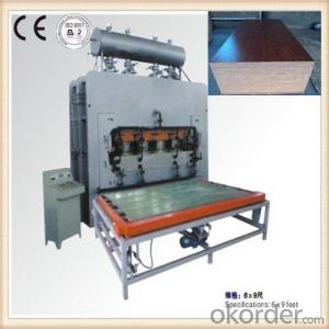 Two Sides Laminating Funiture Board Hot Press System 1