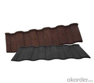 Fire Resistance Sun Stone Coated Metal Roof Tile