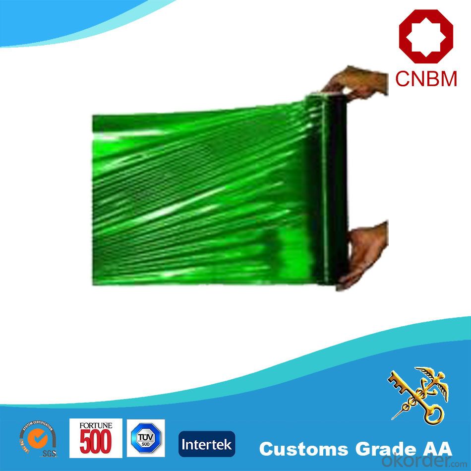 Green PE Stretch Film 50micron Self Adhesive