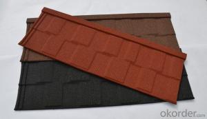Light Weight Colorful Stone Coated Metal Roof Tile