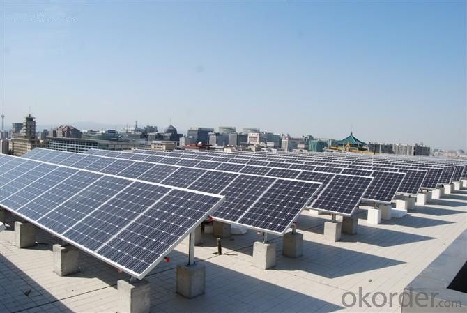 Silicon Solar Panels with Different Power Output