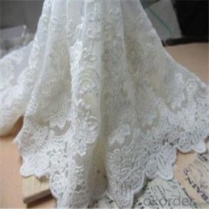 Lace Textile for French Wedding Dress Alencon Lace