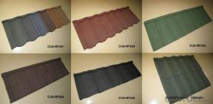 African Style Stone Coated Metal Roofing Tile System 1