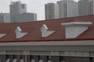 Colorful Stone Chip Coated Metal Roofing Tile System 1
