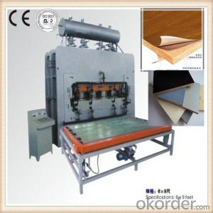 Wood Surface Decorative Veneer Laminating Hot Press Machine