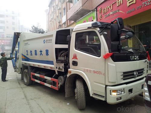 Compression Garbage Truck 5500-16000L Euro IV 4X2/6X4 System 1