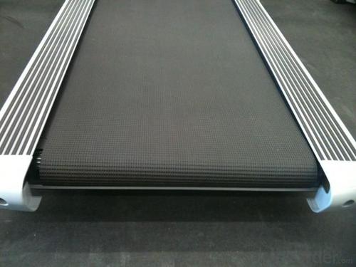 Black PVC Treadmill Conveyor Belt Running Belt for Fitness Gym System 1