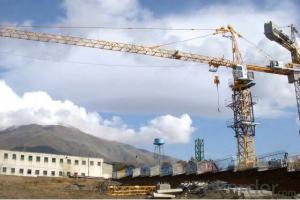 Model  D1500-63 Tower crane, Stepless Speed Regulation by Frequency Control
