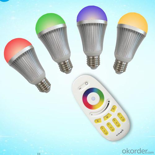 LED Bulb LED 2.4G Remote Bulb 2.4G Grouping RGBW Bulb (9W Aluminum Alloy) System 1