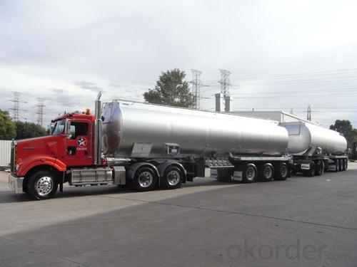 Fuel Tank Truck Heavy Duty 3-Axle  6X4 Fuel Tank Trailer Truck System 1