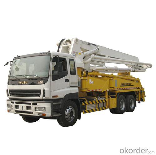 Concrete Delivery Pump 47m Truck-Mounted  (HZZ5381THB) System 1