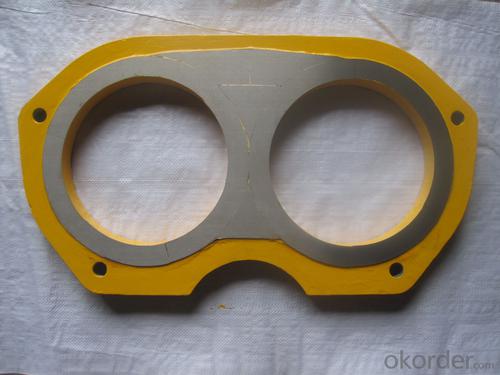 Spectacle Wear Plate 6''  for Jacon Concrete Pump System 1