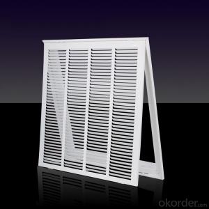 Steel Frame Aluminium grilles Ceiling Diffusers System 1