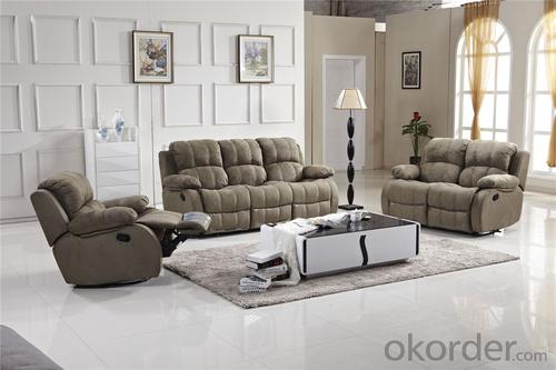 Recliner Massage Sofa with Genuine Leather System 1