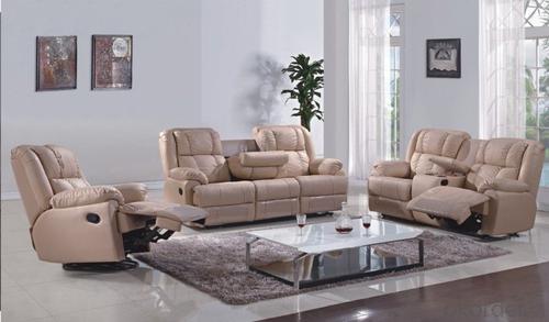 Recliner Sofa with Chinese Genuine Leather System 1