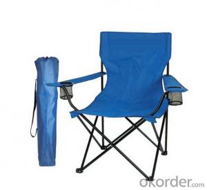 Portable Folding Chair Camping With Cup Holder
