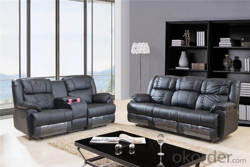 Electrical Recliner Sofa with Genuine Leather System 1