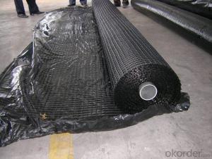 Fiberglass Geogrid with Bitumen Reinforcement