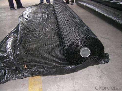 Tensar Biaxial Bx Geogrids with Fiberglass and Bitumen Reinforcement System 1