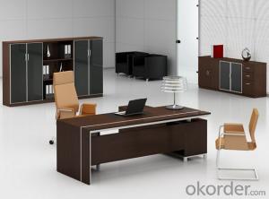Wooden Executive Desks High End Black Color