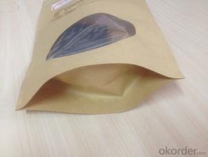 Craft Paper Laminated with Plastic Film with Round Window for Packing