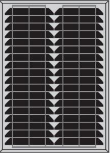 Mono 20w Solar Panels with CNBM Brand System 1