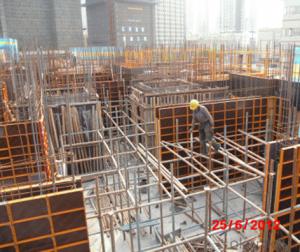 Adjustable Steel Frame Formworks for Flat Concrete Surface for Column Construction