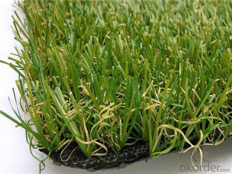 UV Resistance outdoor Landscaping artificial grass turf 11000Dtex ,