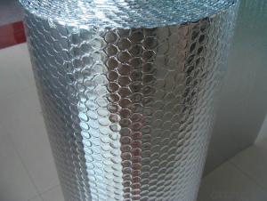 Fireproof Insulation Sheet with Two sides Aluminum Foil and Bubble Core
