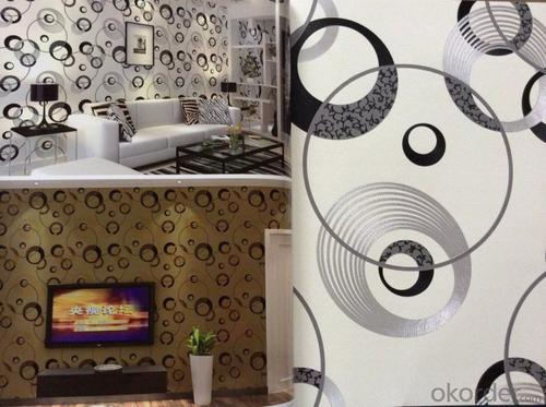 PVC Wallpaper Modern Design Italian Wallpaper Interior Asian Wallpaper System 1