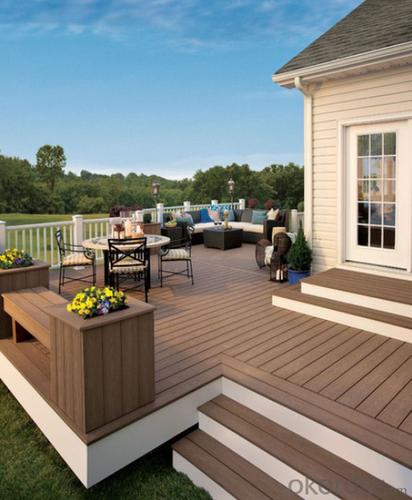 Wood Plastic Composite Outdoor Floor Deck 135*27/RMD-59 System 1