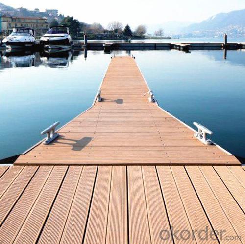 Wood Plastic Composite Outdoor Exterior Deck for Landscape System 1