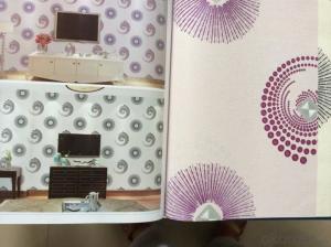 PVC Wallpaper Modern Home Decor Design Vinyl Wallpaper Waterproof Wallpaper for Bathroom System 1