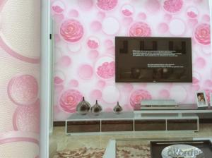 PVC Wallpaper Simple & Luxury Style Modern Design Deep Embossed Wallpaper for Interior Decoration System 1