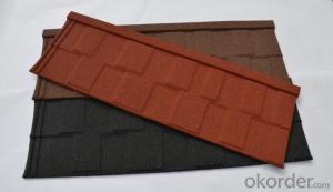Thin Film Flexible Stone Coated Roof Tiles