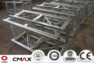 Building Hoist Hot Galvanizing Mast Section with Max 6.4ton Capacity. System 1