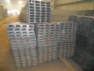 U-channel Carbon Steel Hot Rolled JIS Standard High Quality