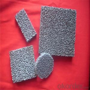 Filtro de espuma cerámica de óxido de circonio para fundiciones de acero al carbono