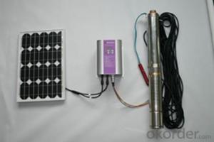 Solar Submersible Water Pump with DC and AC