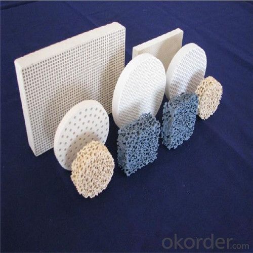 Porous Foam Ceramic Filter (Material:Alumina , Silicon carbide,Zirconia, Magnesia) System 1