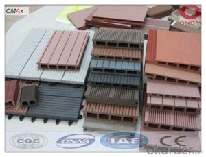 CE Certificated Hollow Composite Decking from CNBM CMAX System 1