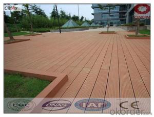 Extruded Plastic Composite Decking with SGS CMAX