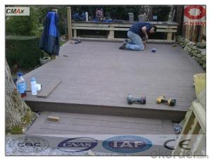 DIY WPC Decking Outdoor, Jointed Decking With CE Passed System 1