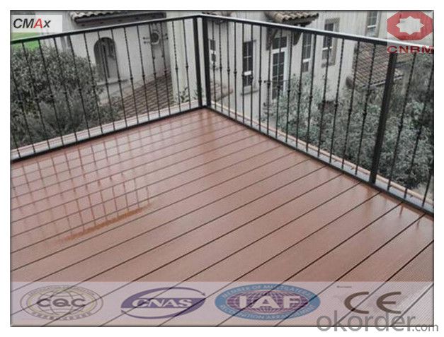 Extruded Plastic Composite Decking with SGS and CE CMAX