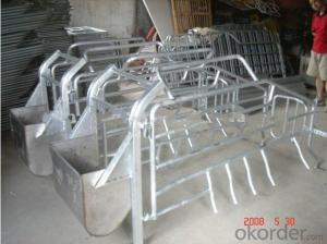 Galvanized Gestation Stall for Cows&Cattle(1900*700mm) System 1