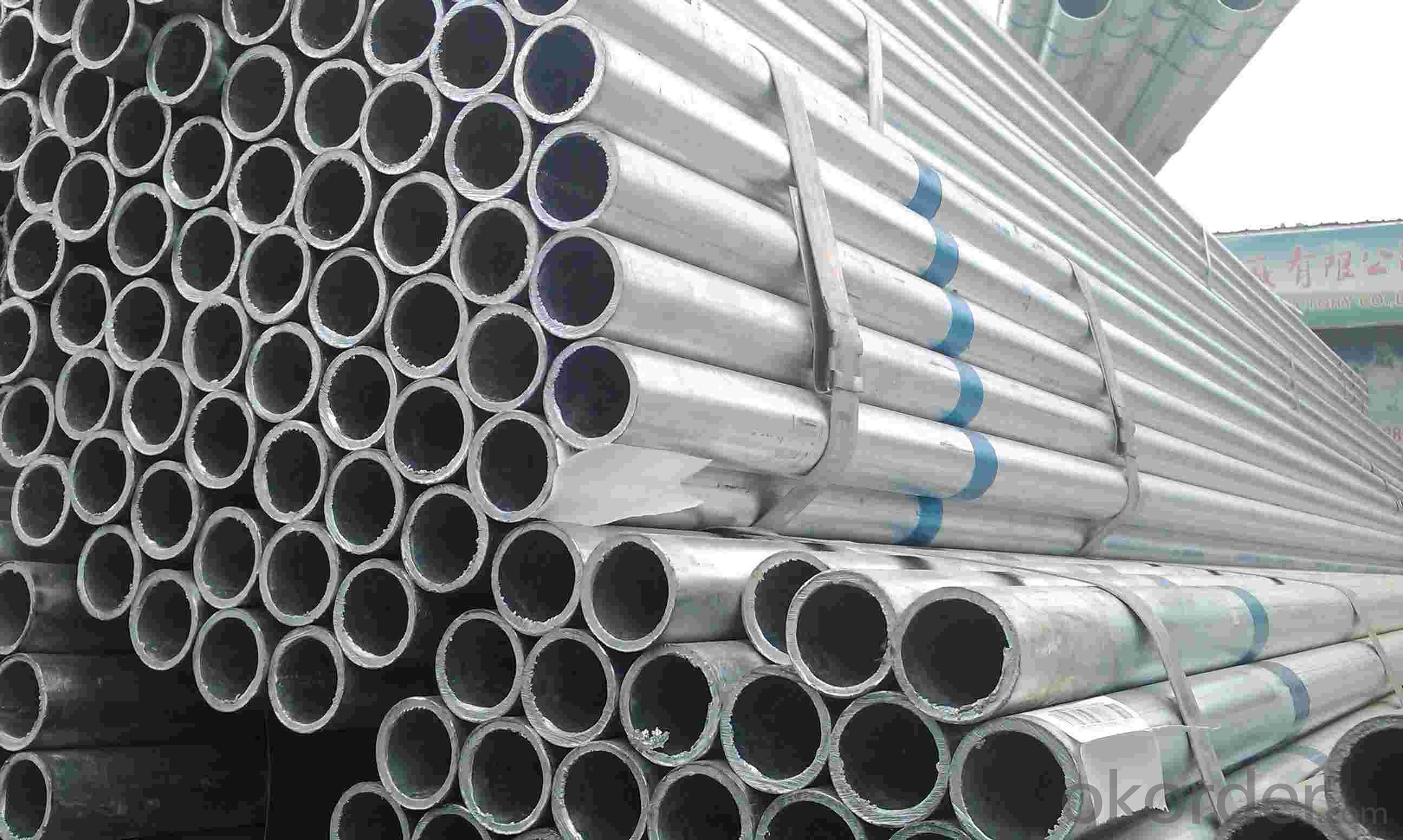 Galvanized pipe ASTM A53 100g/200g hot dipped / pre galvanized pipe