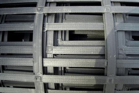 Steel Plastic Geogrid Polyester Geogrid System 1