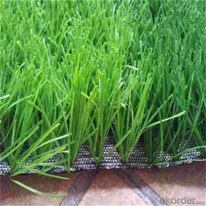 55mm Soccer Green Or White Artificial Grass Decoration Turf Athletic Fields System 1
