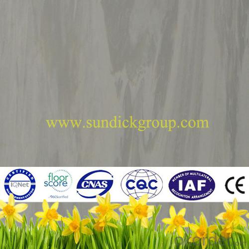 Homogenous vinyl pvc flooring sheet or tile System 1