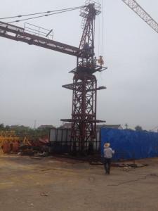 QTZ50 Luffing Material Construction Used Mobile Tower Crane